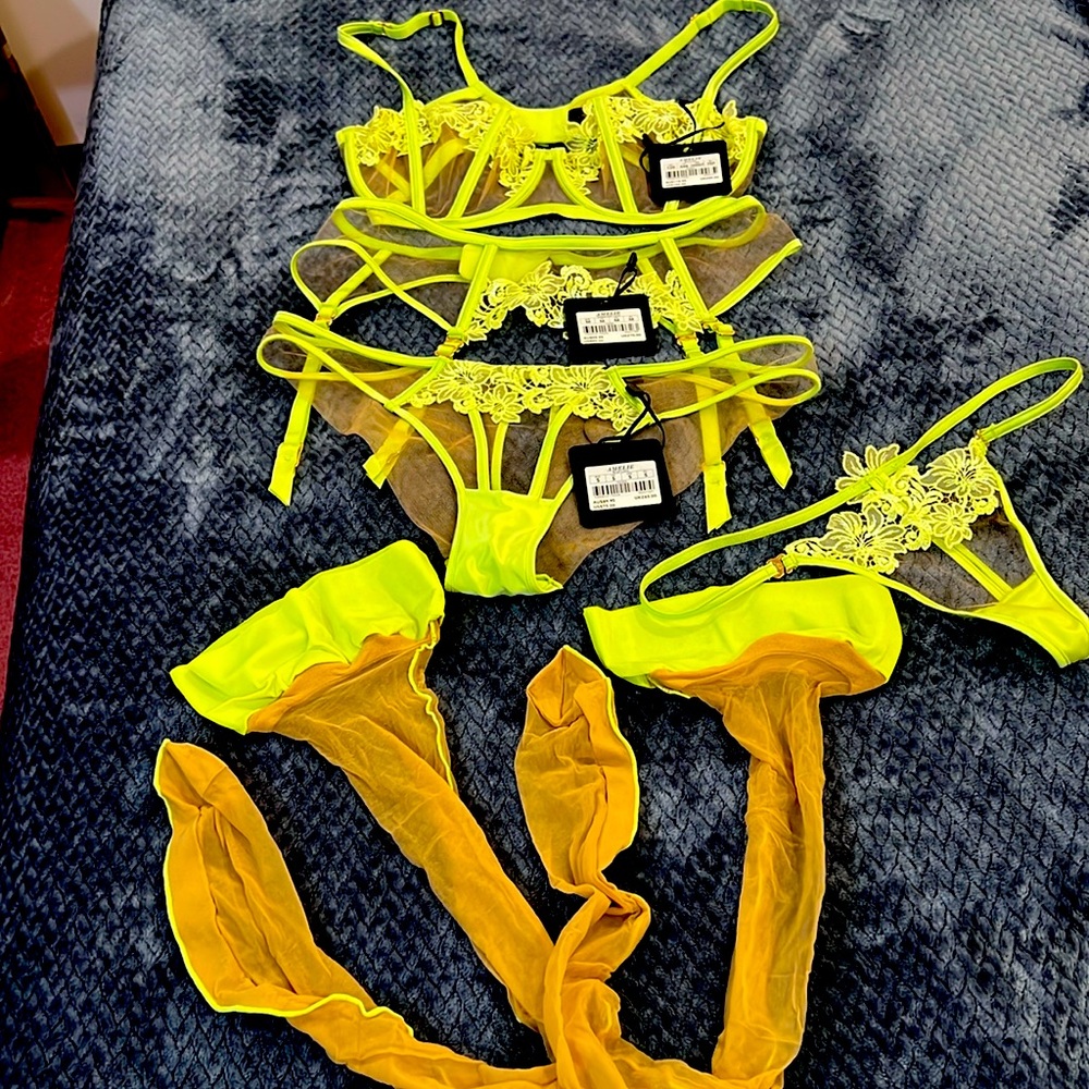 Honey Birdette Amelie Lime full set